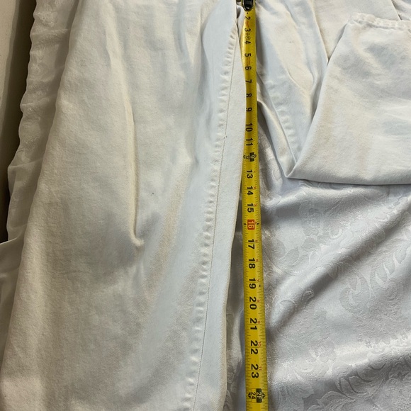 Zara Straight Wide Leg Women Size 8 White 5 Pocket Denim Jeans - Picture 5 of 7